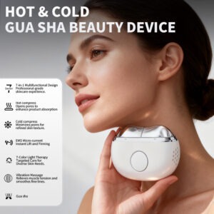 Hot and Cold Gua Sha Massager with EMS and 7-Color LED Light SK-080