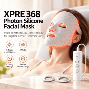Multi-Wavelength LED Silicone Facial Mask 72 LEDs Rechargeable