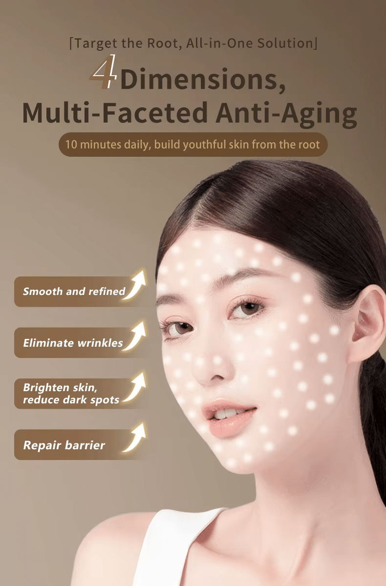 3-Color LED Light Therapy Face Mask with 64 Beads and 192 Beams KKS-280 — photo 6
