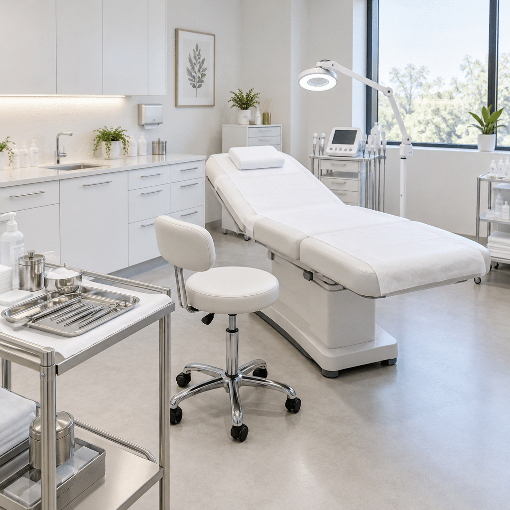 CO2 Fractional Laser Machine 30W Desktop 10600nm Skin Resurfacing System — illustrative use case 2 (AI-generated illustration)