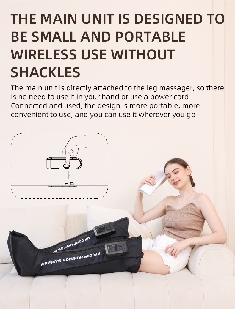 Full Leg Massager with Air Compression ST-5041-L for Knee and Calf — photo 4