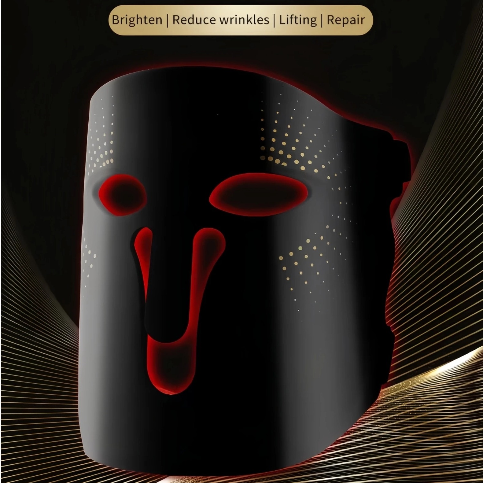 Silicone LED Light Therapy Face Mask with 144 Light Beads KKS-281